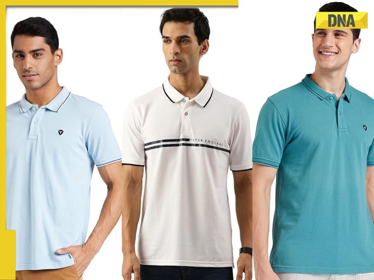 Best Polo Shirts For Men on Amazon Top picks from Allen Solly Van Heusen Lee