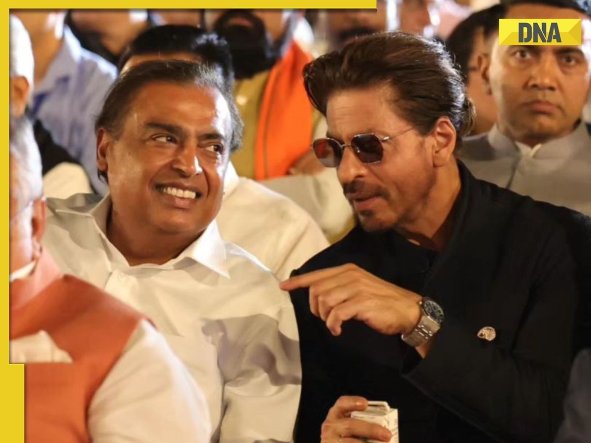 Shah Rukh Khan smiles with Mukesh Ambani, sips ORS at PM Modi's oath-taking ceremony; fans call them 'two kings'