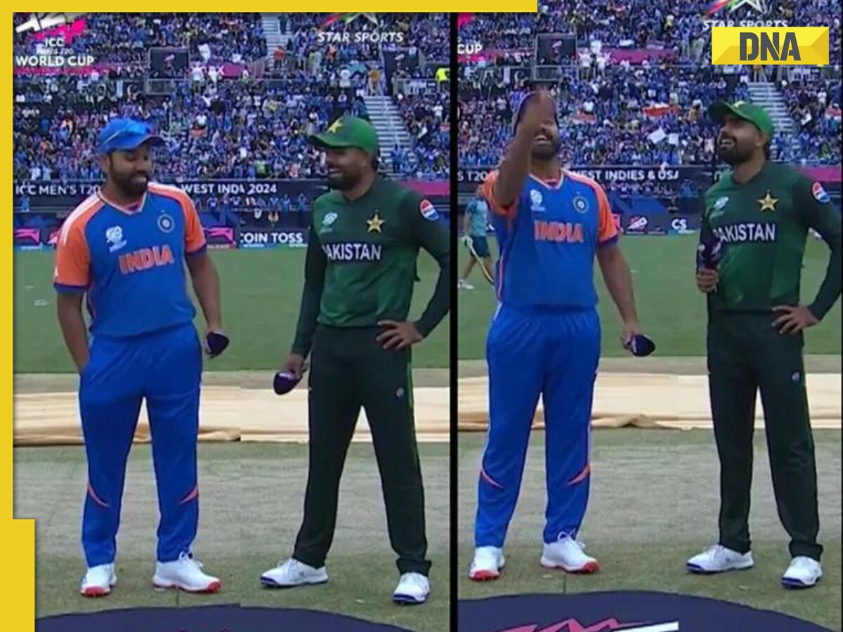 Watch: Rohit Sharma leaves everyone in splits, seen looking for coin during toss, found it in…  
