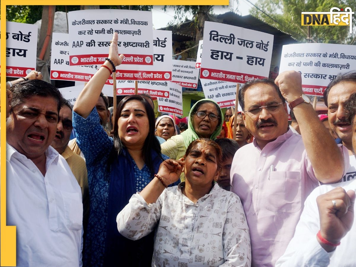 Delhi Water Crisis: बढ़ रहा जनता का संकट, धूप में लग रहीं लंबी लाइनें, सियासत में उलझे AAP और BJP