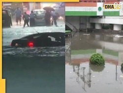 Delhi Rain: एक ही बारिश में झीलों का शहर बनी दिल्ली, कहीं डूबा ट्रक-बस, तो कहीं सड़क पर चलीं नाव, PHOTOS में देखें नजारा