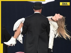 Taylor Swift carried off stage after getting stuck due to platform malfunction at Dublin concert