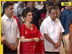 Watch: Mukesh Ambani, Nita, Isha, Akash attend mass wedding ahead of Anant and Radhika Merchant's marriage