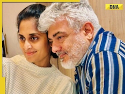 Shalini holds hands with Ajith Kumar in their latest photo from hospital, worried fans say 'get well soon'