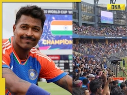 Watch: Fans chant 'Hardik, Hardik' at Wankhede stadium ahead of T20 World Cup victory parade