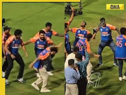 Watch: Rohit Sharma, Virat Kohli and other players dance during Team India's lap of honour at Wankhede stadium