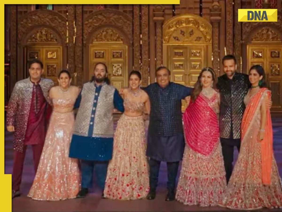 Viral video: Mukesh Ambani, Nita Ambani, Akash, Isha, Shloka dance with Anant-Radhika to SRK's superhit song, watch