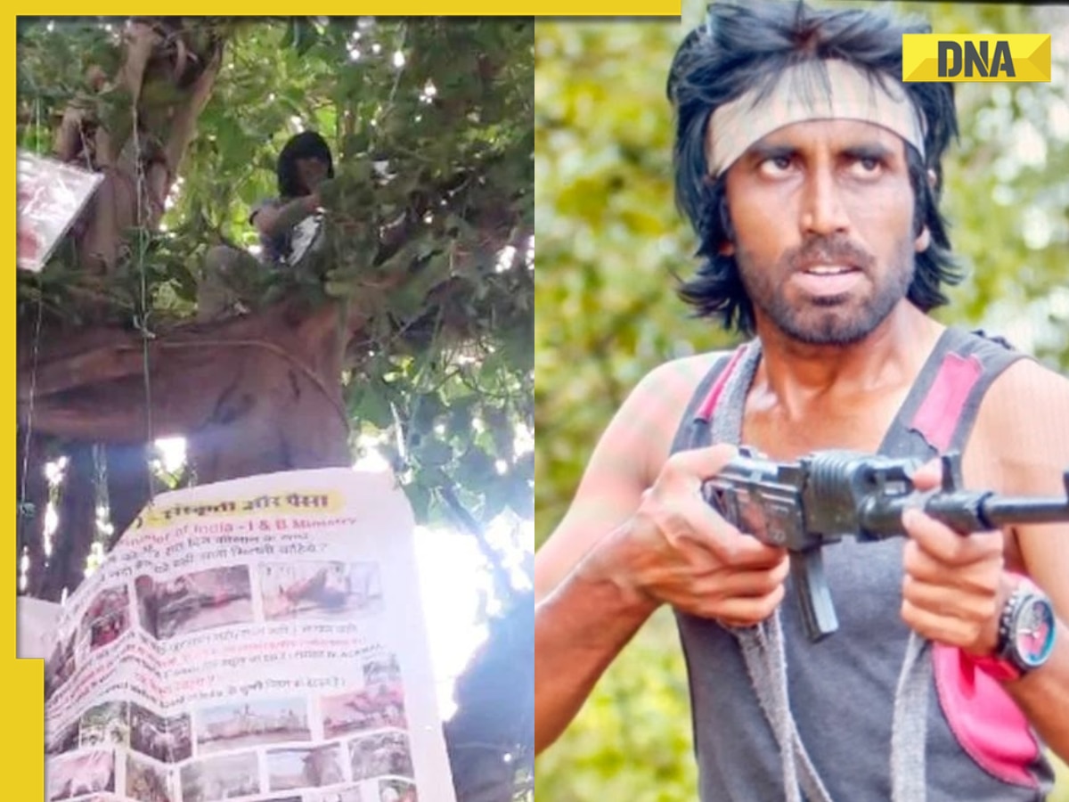 Filmmaker ties himself to tree in 'monkey-style protest' in Mumbai, alleges harassment from...