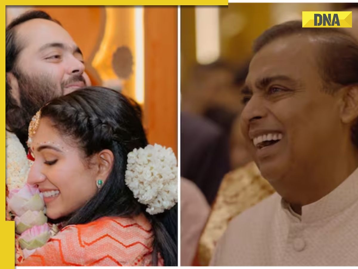 Viral video: Anant Ambani-Radhika Merchant hug each other during graha shanti puja, Mukesh Ambani gets emotional, watch