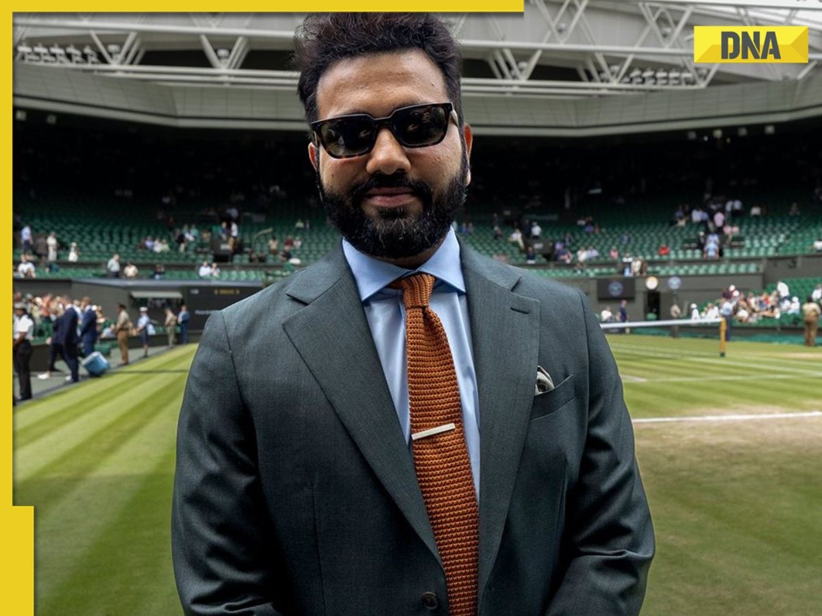 Days after T20 World Cup win, India skipper Rohit Sharma attends Wimbledon semi-final 