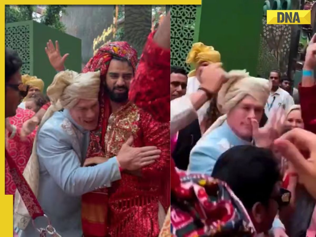 Watch: John Cena dances to dhol beats, shows off his signature move at Anant Ambani-Radhika Merchant's wedding