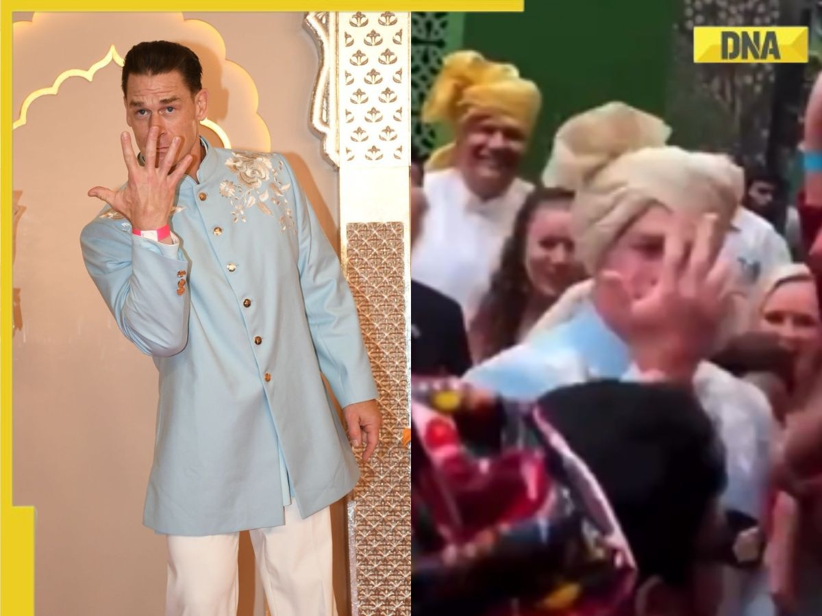 Watch: John Cena mixes bhangra with his 'You Can't See Me' wave in Anant Ambani's baraat, fans go wild at 'new hookstep'