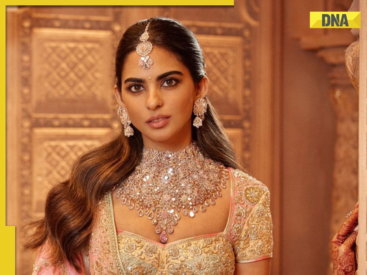 Isha Ambani’s rare multi-coloured diamond necklace for Anant Ambani-Radhika Merchant's wedding took 4000 hours to make