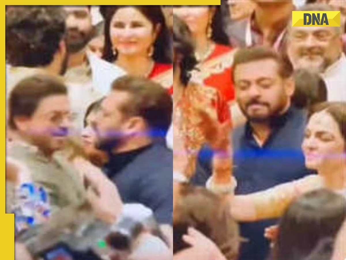 Watch: Shah Rukh, Salman enjoy 'buddy time', dance to ‘Bhangra Paa Le’ with Nita Ambani at Anant-Radhika’s wedding