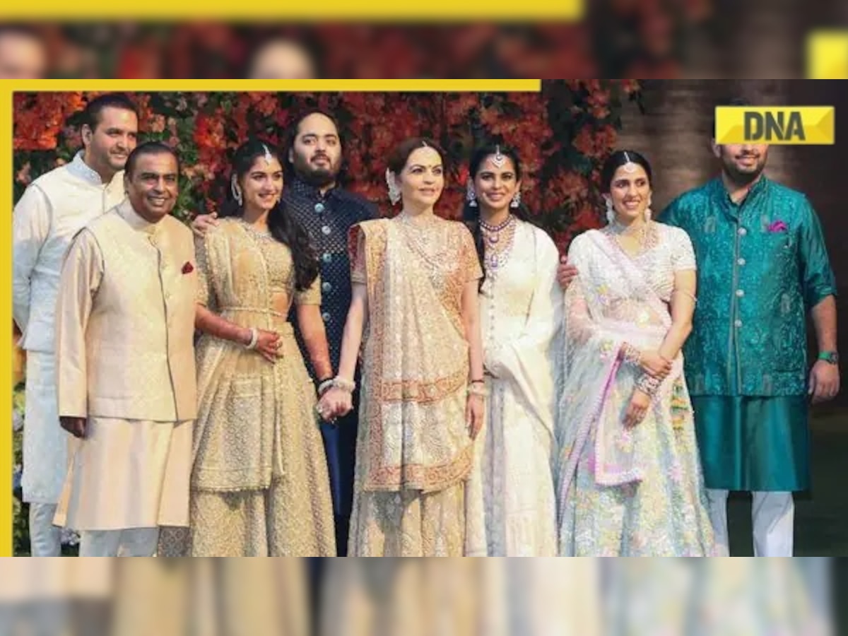 Anant-Radhika Wedding: This cutest member of Ambani family steals the show in colour-coordinated sherwani; watch video