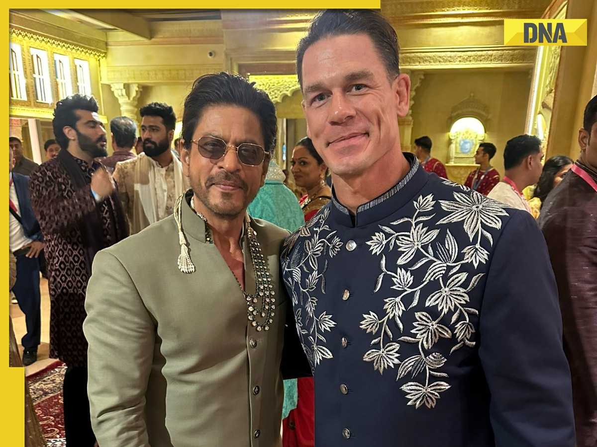 John Cena posts pic with Shah Rukh from Ambani wedding, shares how actor has affected his life; internet can't keep calm