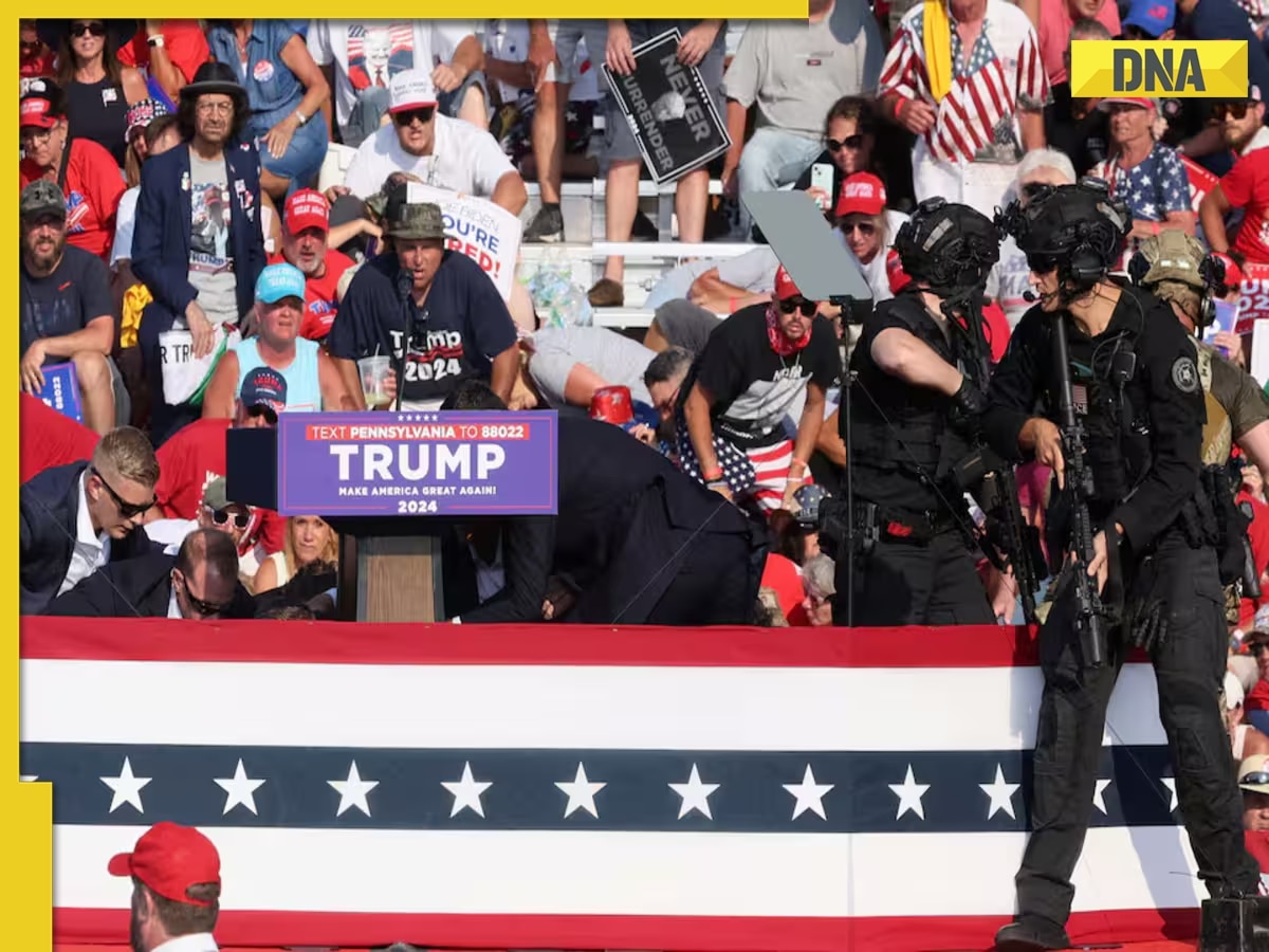 Watch: Moment when US Presidential candidate Donald Trump was attacked during rally