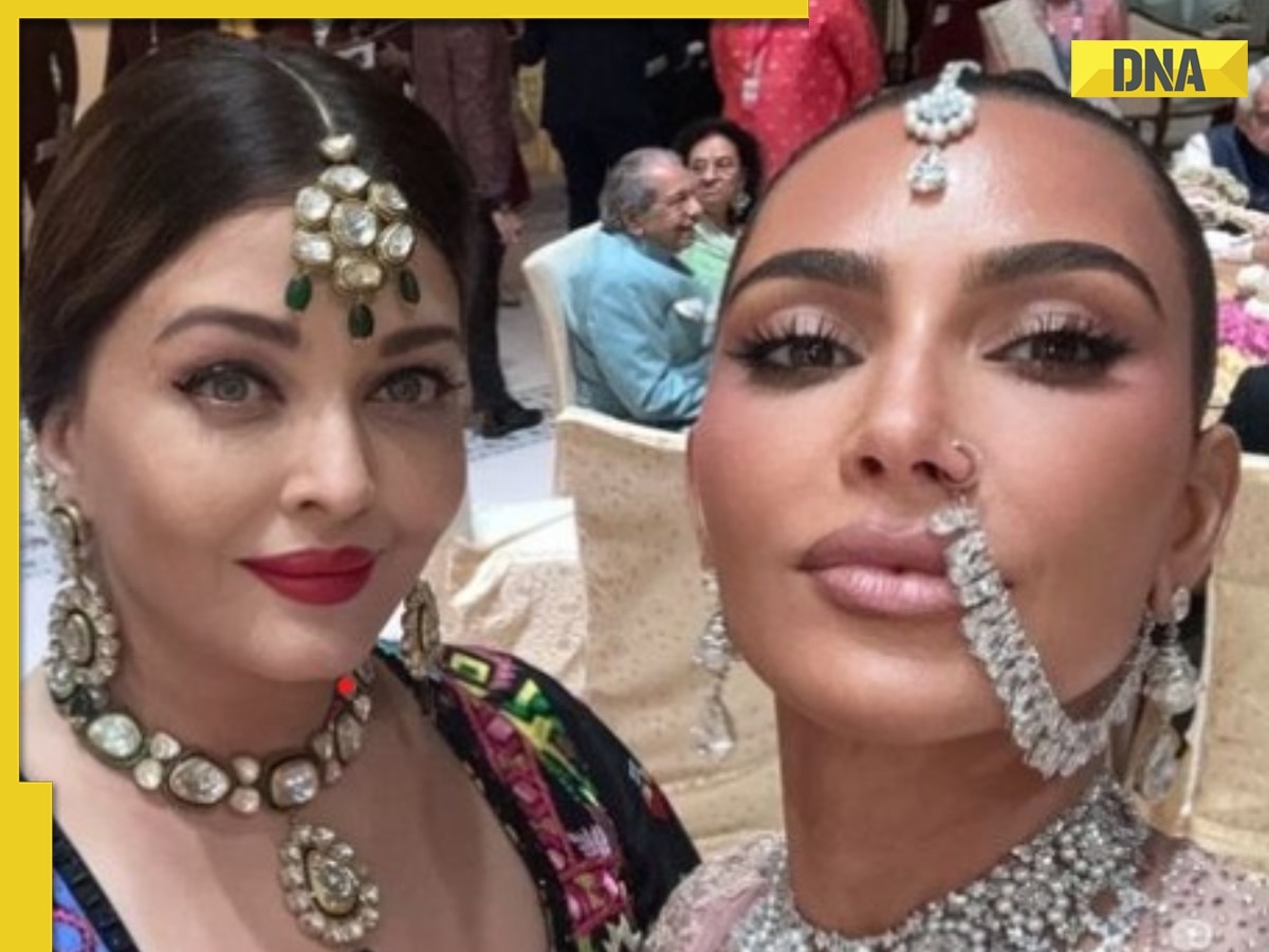 Kim Kardashian calls Aishwarya Rai Bachchan 'queen', shares photo with her from Anant Ambani-Radhika Merchant's wedding 