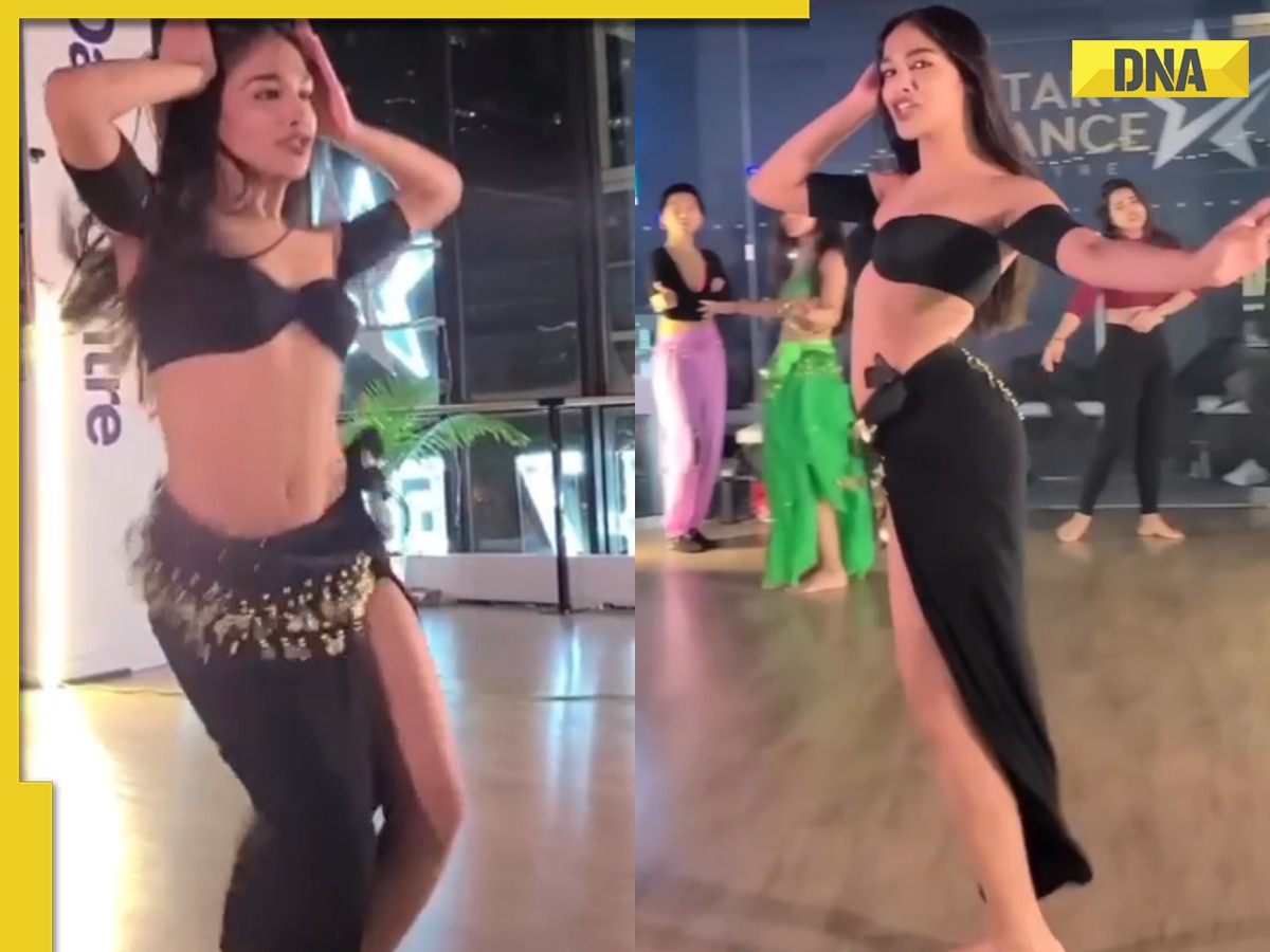 Viral video: Desi girl in sizzling attire turns on heat with steamy dance to Nora Fatehi's 'Kusu Kusu'