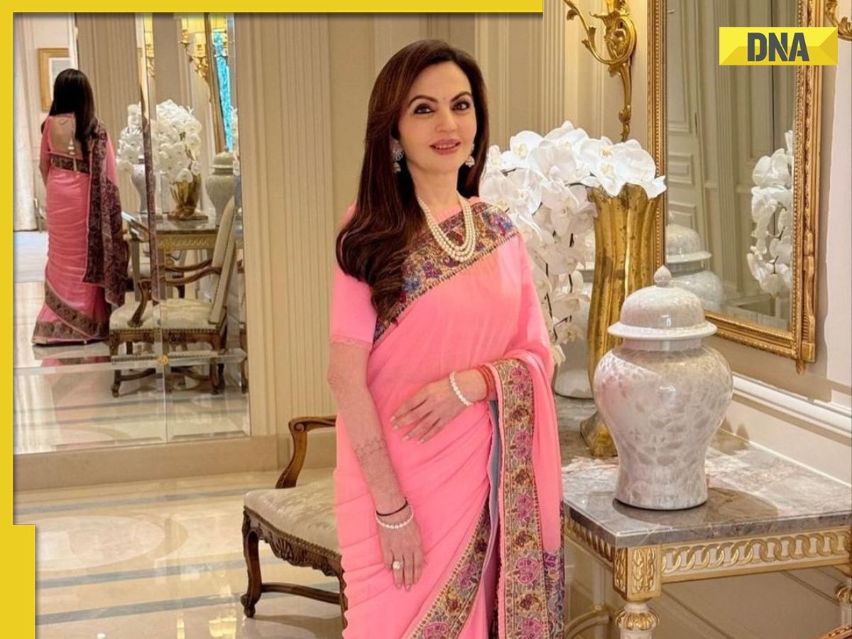 Nita Ambani stuns in lotus pink hand-embroidered saree at Paris Olympics 2024, pics go viral