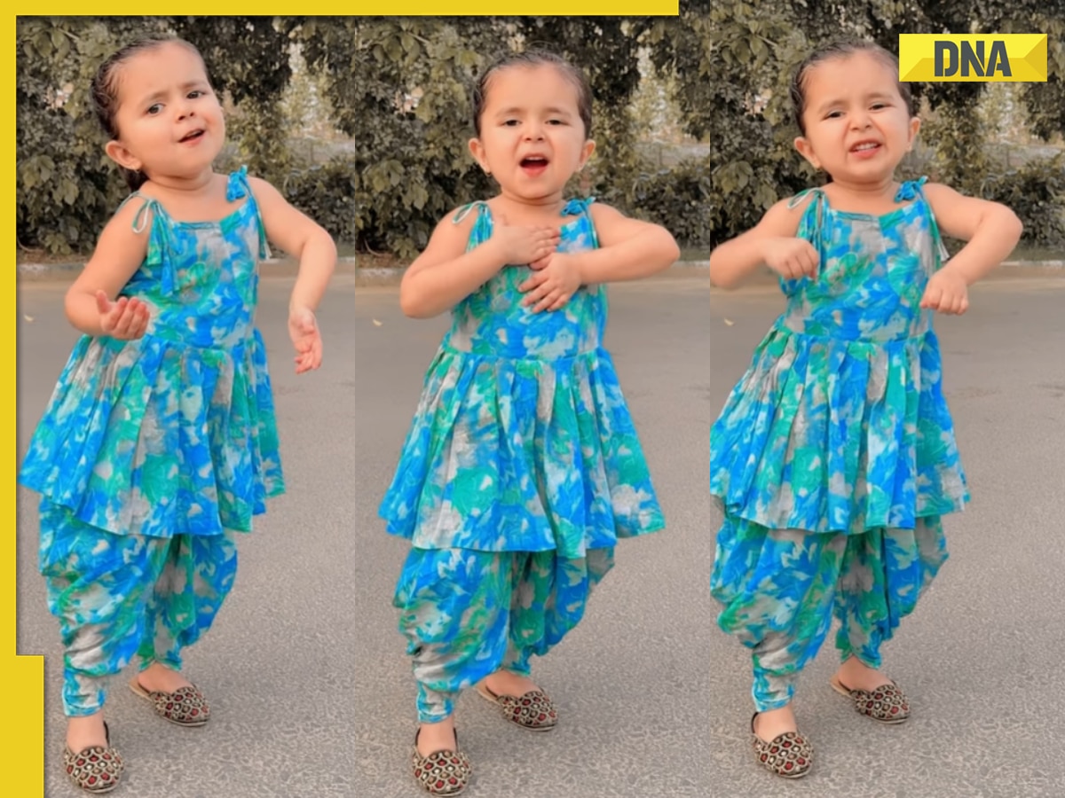 Viral video: Little girl's adorable dance to Haryanvi song steals hearts, watch