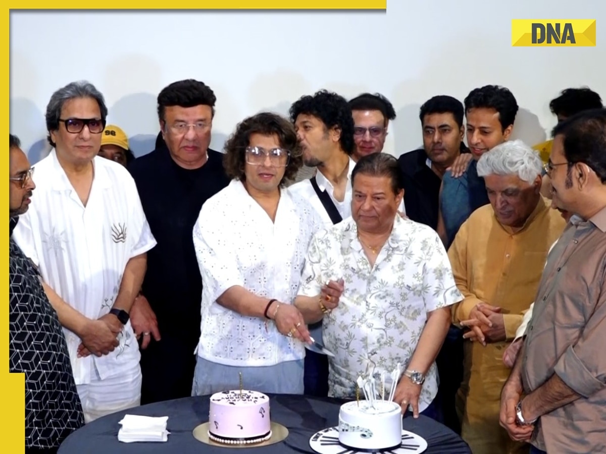 Watch: Sonu Nigam celebrates 51st birthday with Shankar Mahadevan, Javed Akhtar, Anu Malik, Anup Jalota