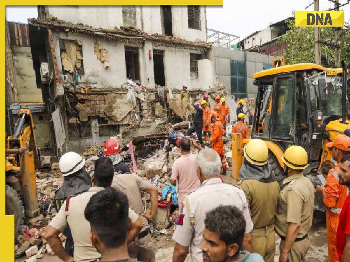 Delhi: Three die, many feared trapped after building collapse in Jahangirpur