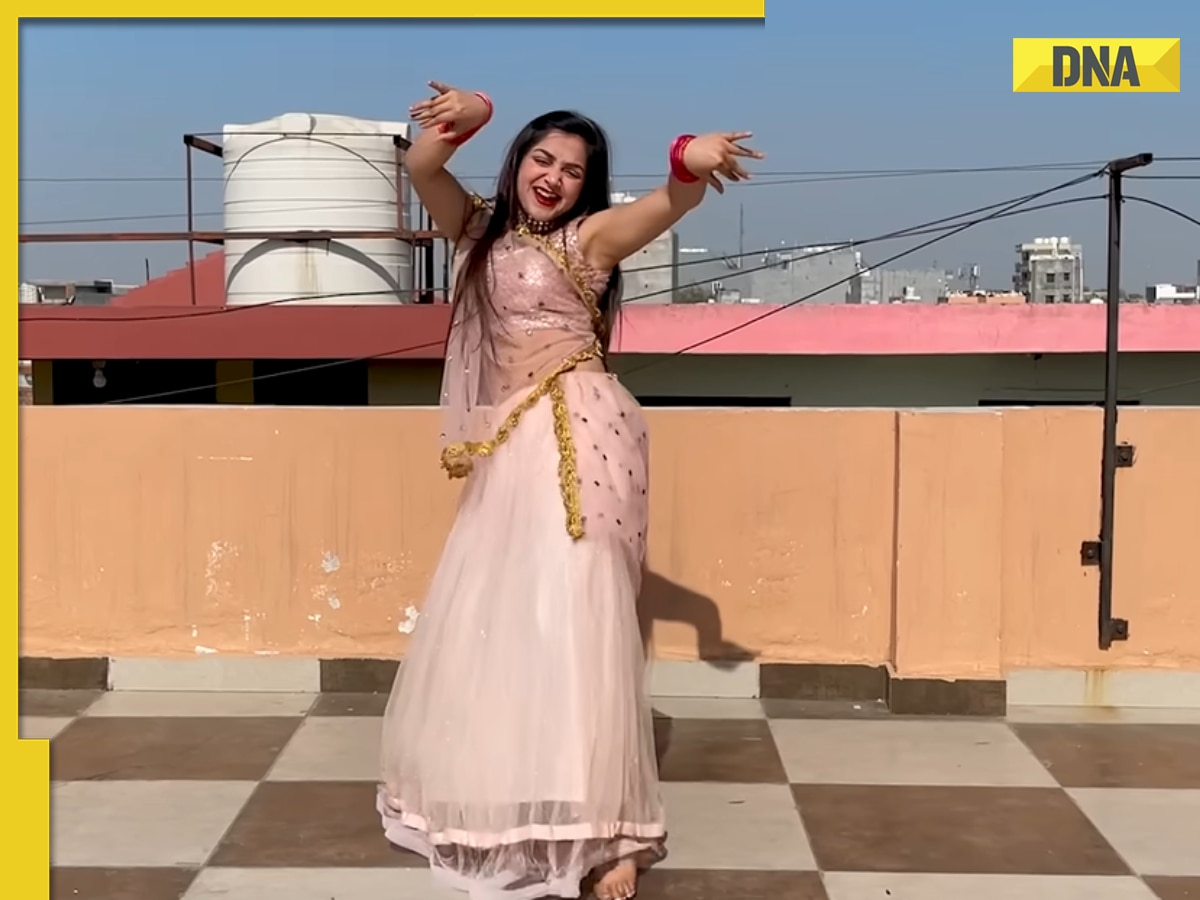 Viral video: Desi woman's spectacular dance to Haryanvi song burns the internet, watch