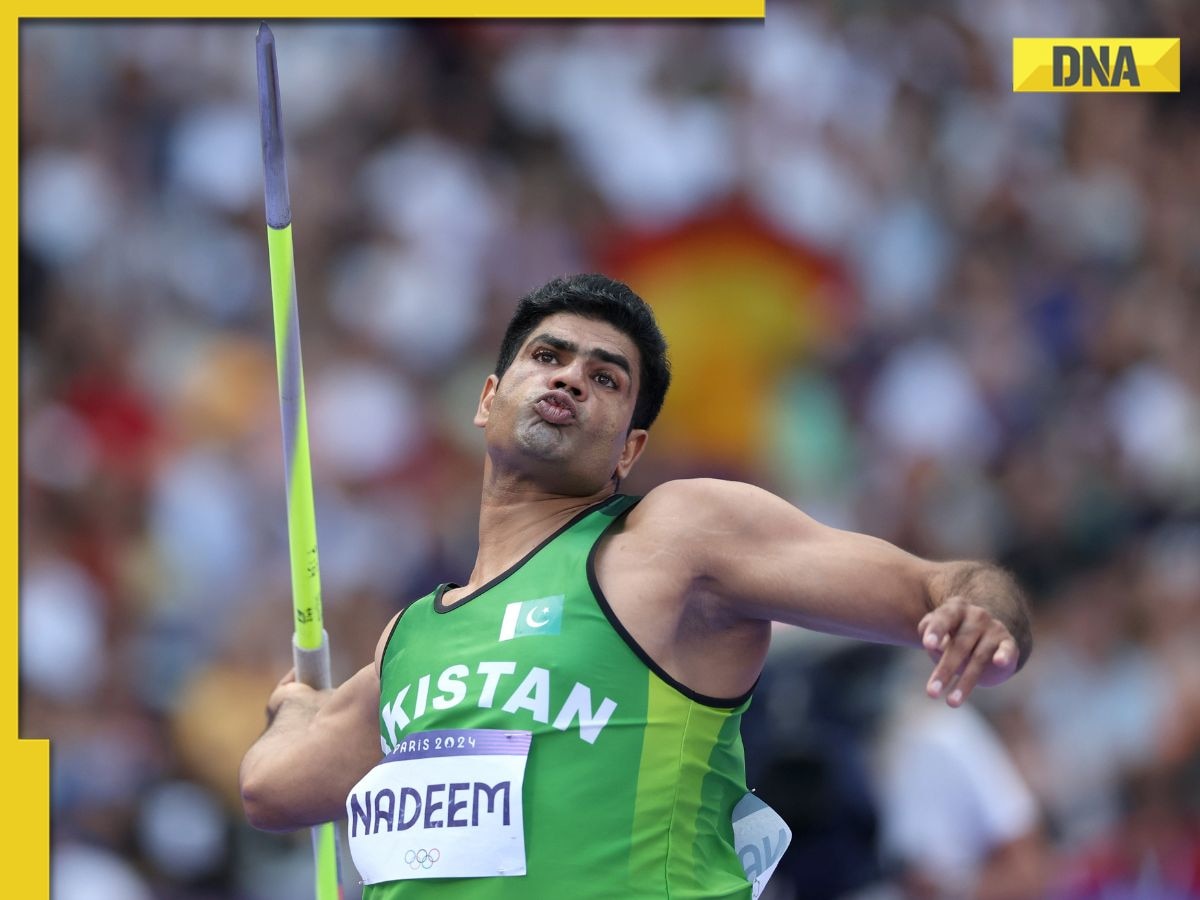 Pakistan's Arshad Nadeem sets new Olympic record in men's javelin event with 92.97m throw