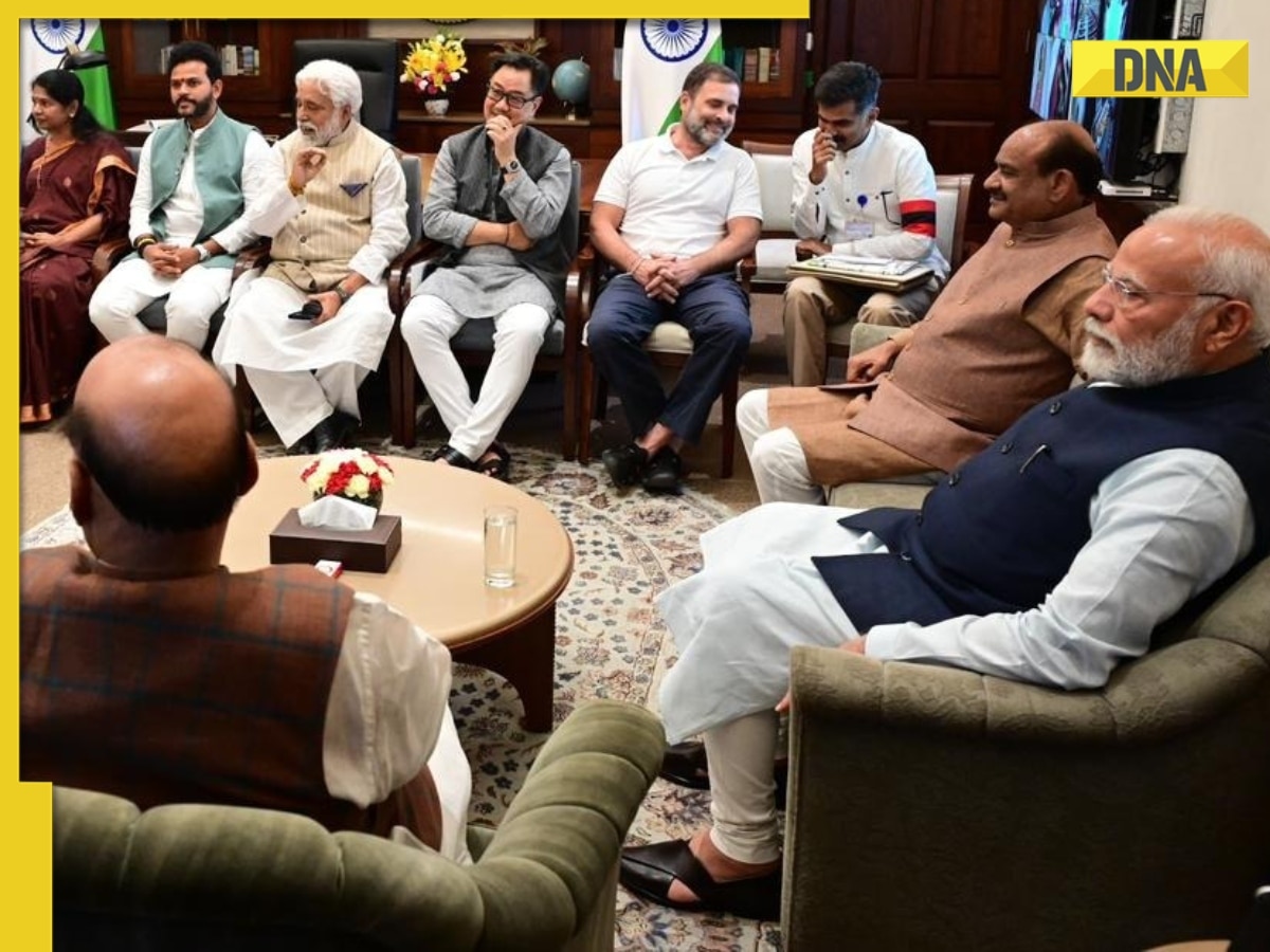 In one frame, PM Modi and Rahul Gandhi attend Parliament 'tea meeting', photos go viral