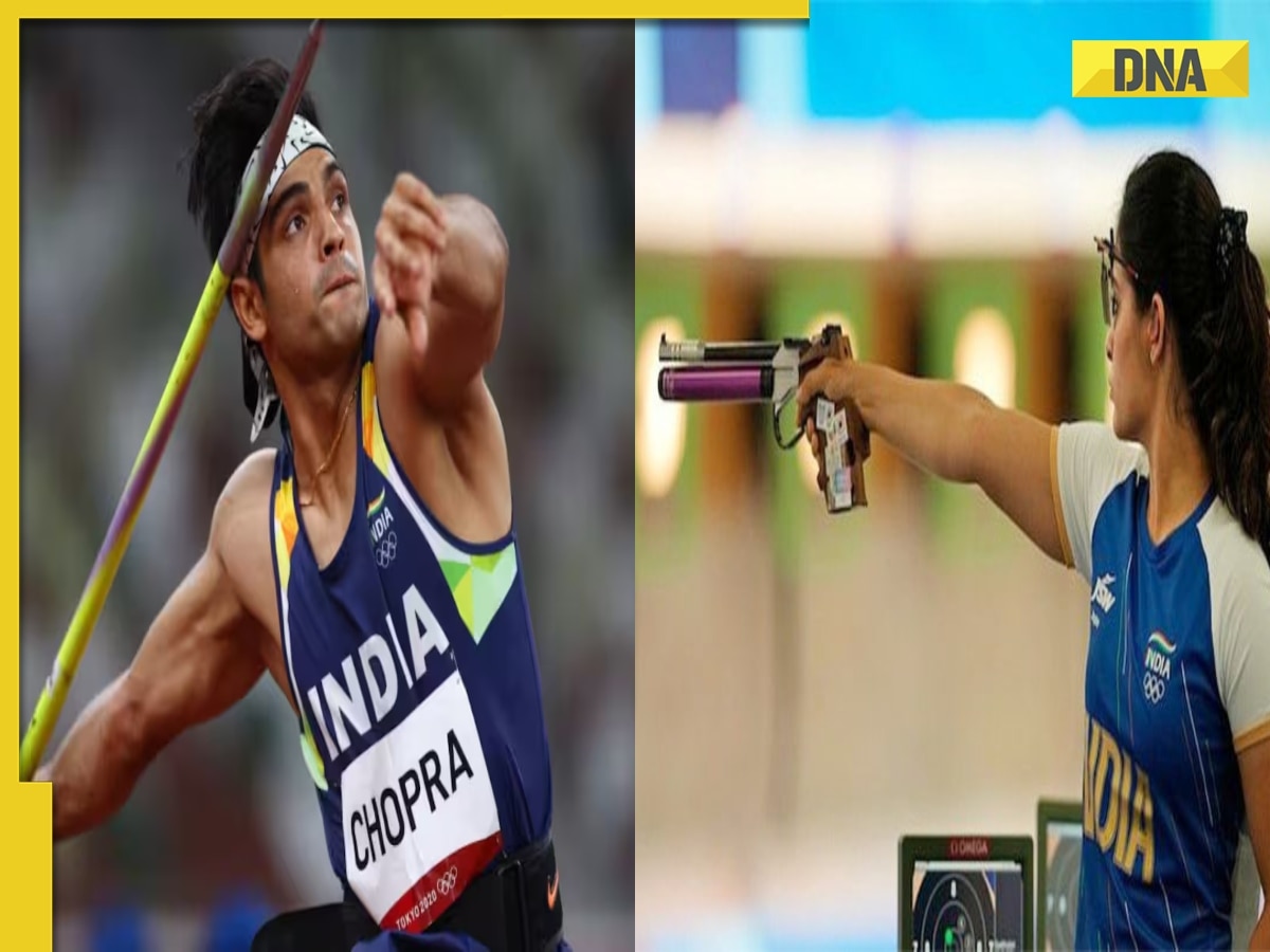 What is the price of Neeraj Chopra's Javelin and Manu Bhaker's pistol?