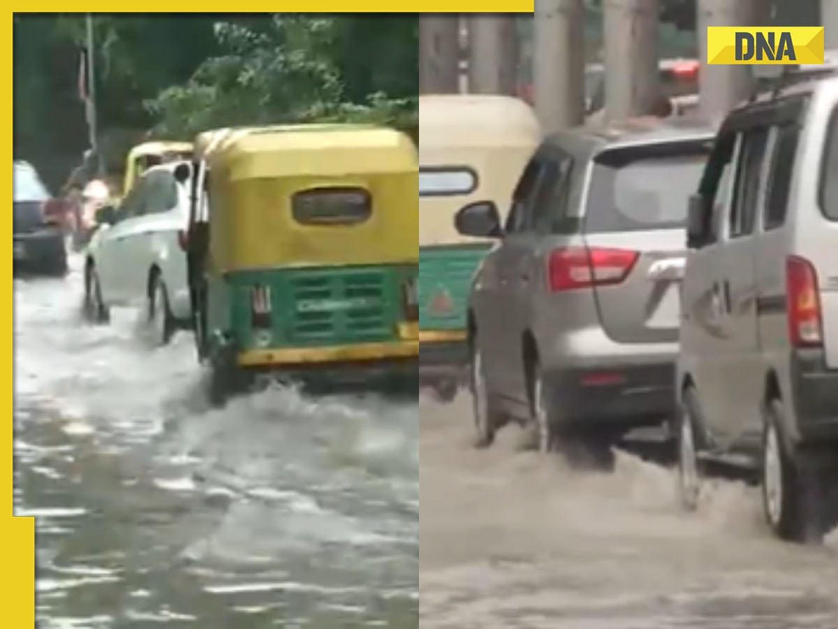 Delhi-NCR Rains: Heavy showers lash Delhi, Noida, Ghaziabad; streets waterlogged, traffic hit