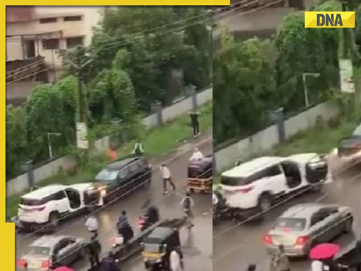 Watch: SUV driver rams car into Fortuner with women and child inside, takes U-turn to hit again