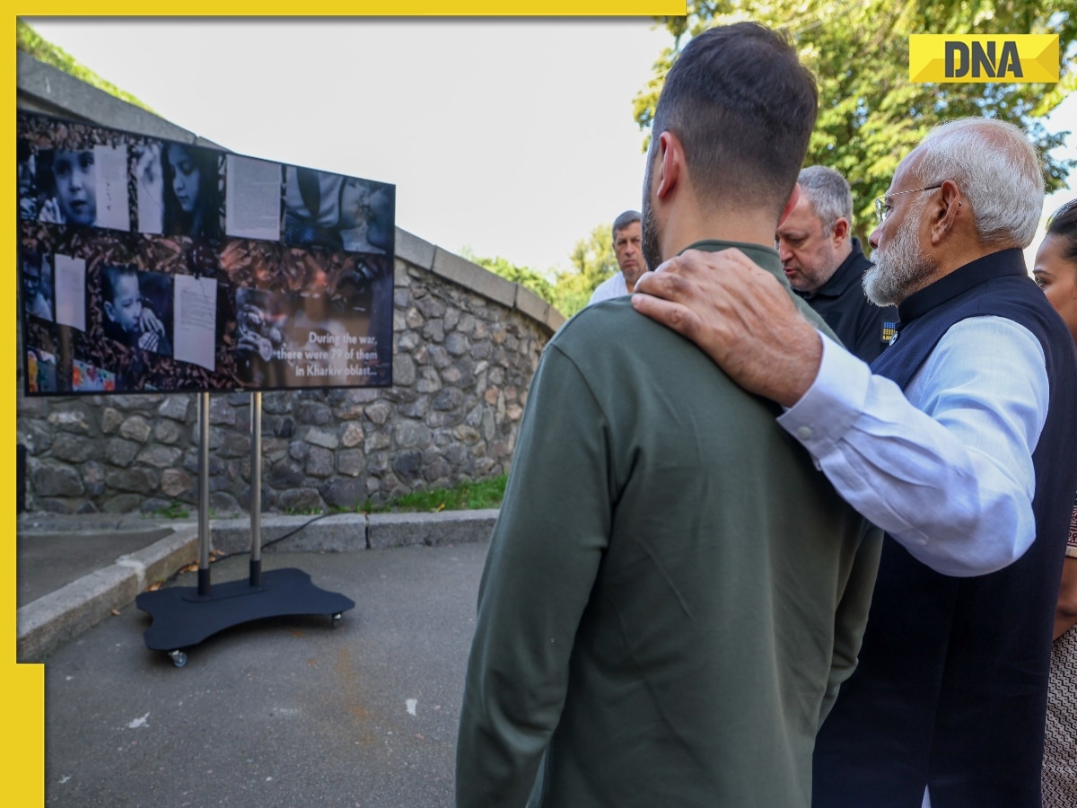 'My heart goes out to...': PM Modi hugs Ukraine President Zelenskyy 