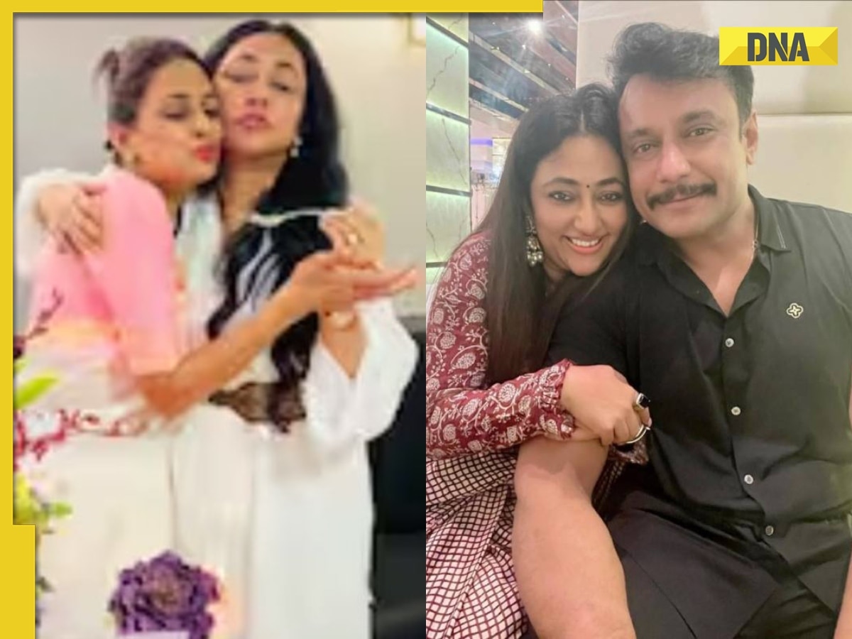 Darshan's fans slam wife Vijayalakshmi after photos of her partying go viral while he is in jail, netizens defend her