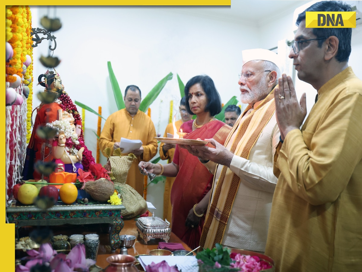 PM Modi attends Ganpati Puja at CJI Chandrachud's house, Opposition calls it…; Know what is the controversy