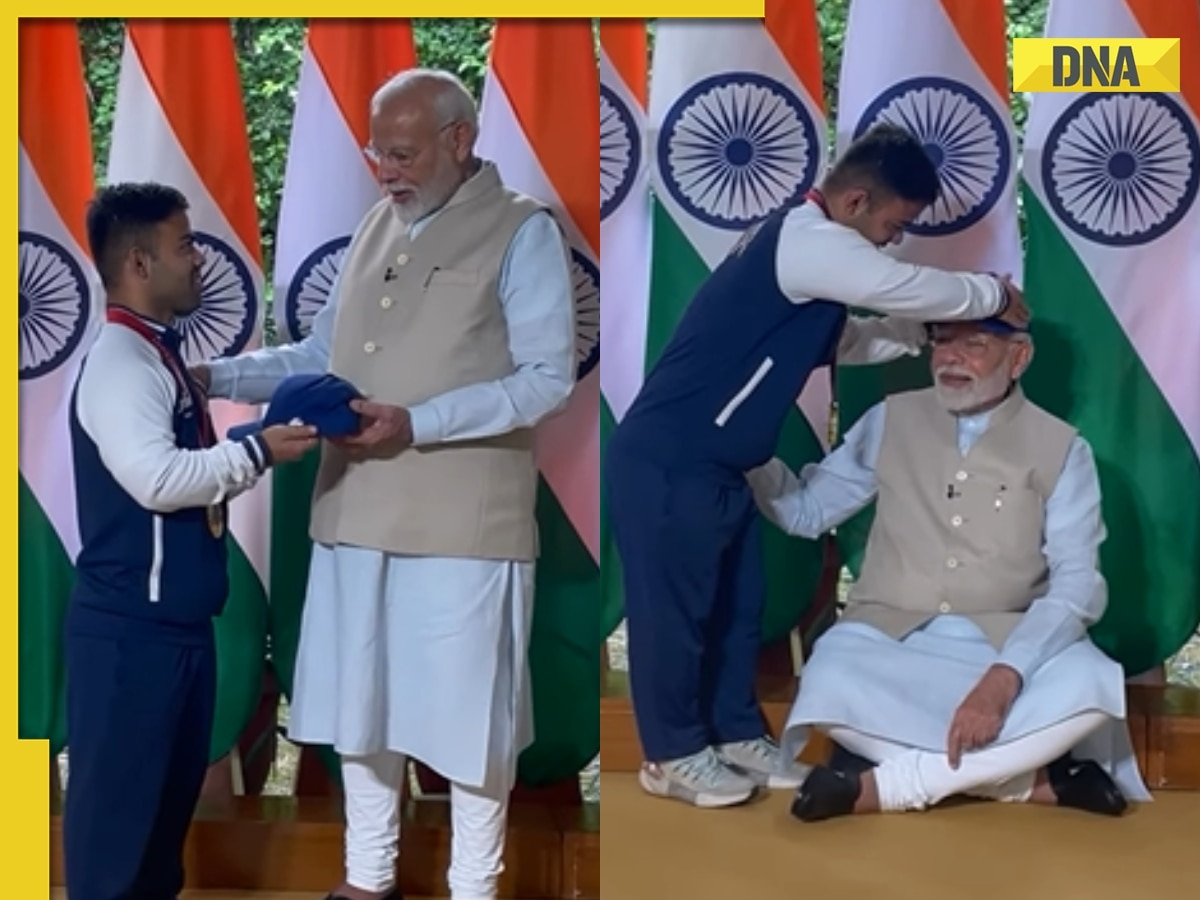 Paralympic Gold medallist Navdeep Singh meets PM, gifts him cap, Modi's gesture goes viral, watch video here