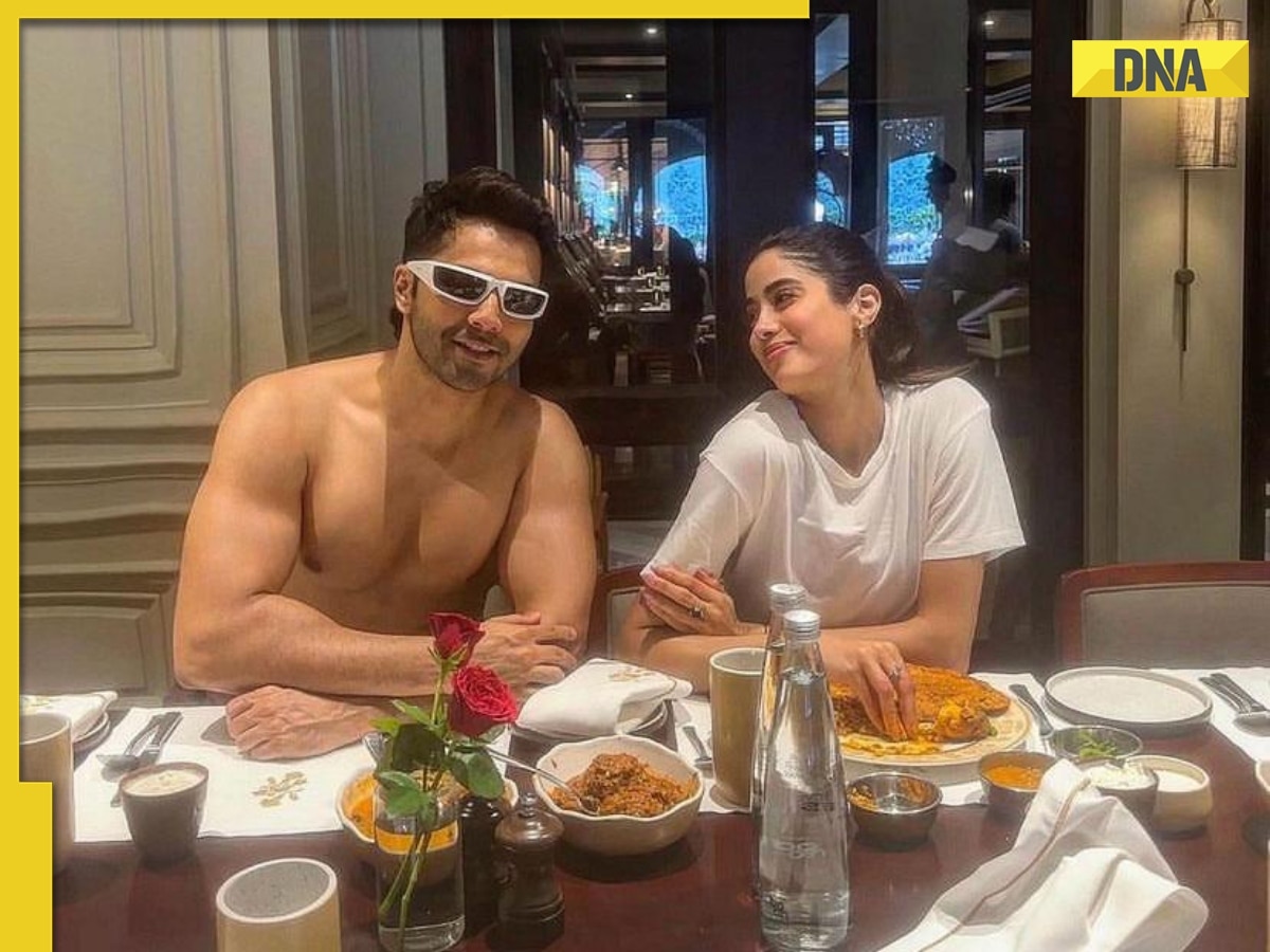 Watch: Janhvi Kapoor can’t take her eyes off Varun Dhawan as they enjoy breakfast on Sunny Sanskari Ki Tulsi Kumar set