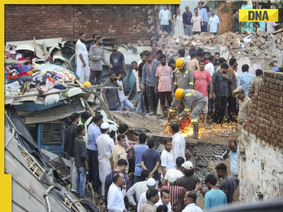 Meerut building collapse: Nine killed after three-storey building collapses in Zakir area, rescue operation underway 