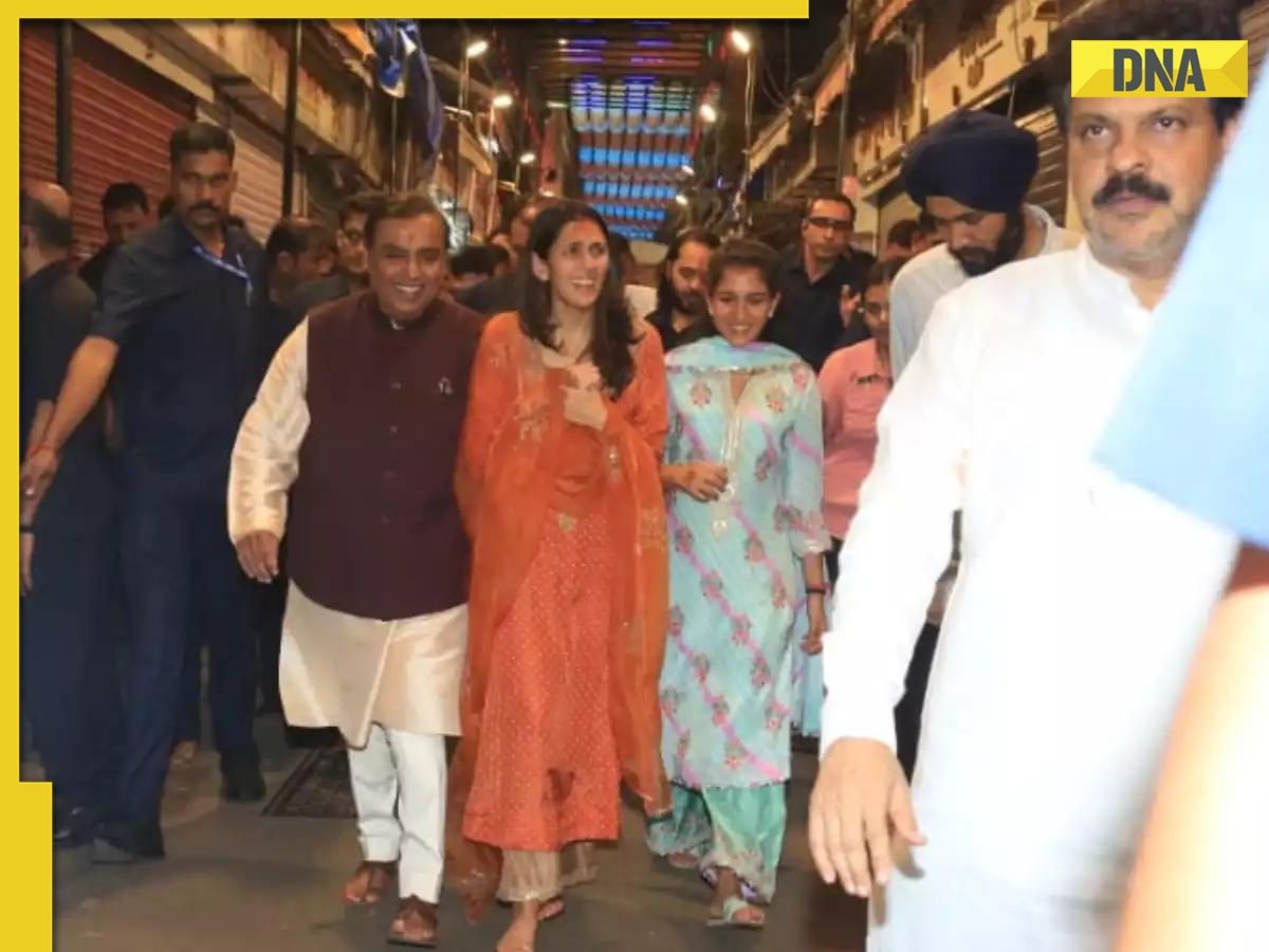 Mukesh Ambani waits for his bahus for Lalbaugcha Raja's darshan, says 'Shloka-Radhika aaye kya'