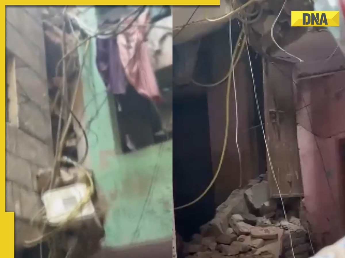 Delhi: Portion of house collapses in Karol Bagh area, several feared trapped; watch video