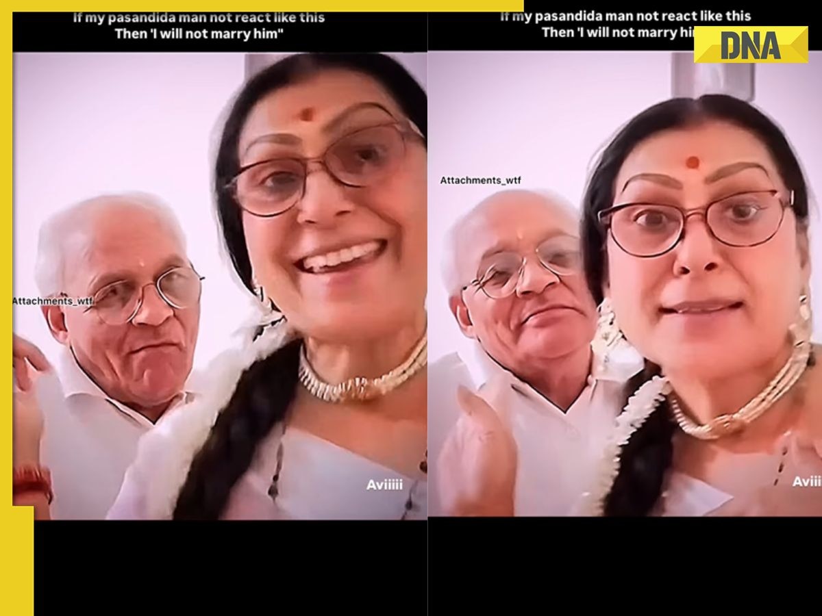 Elderly couple’s lip-sync video to Shah Rukh-Aishwarya's hit 'Bairi Piya' captivates hearts, WATCH