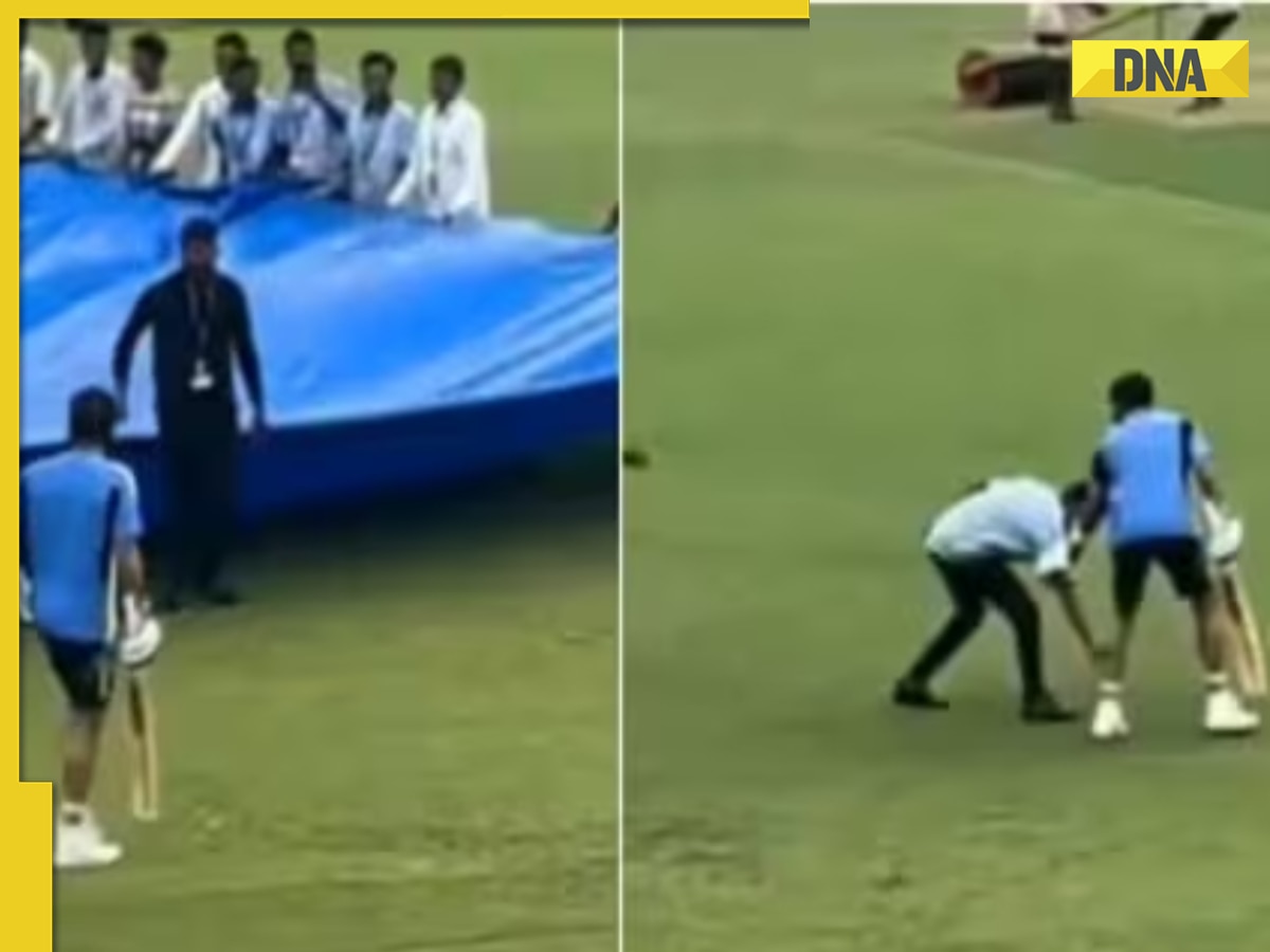 Watch Virat Kohli's gesture when Kanpur ground staff touches his feet, here's viral video