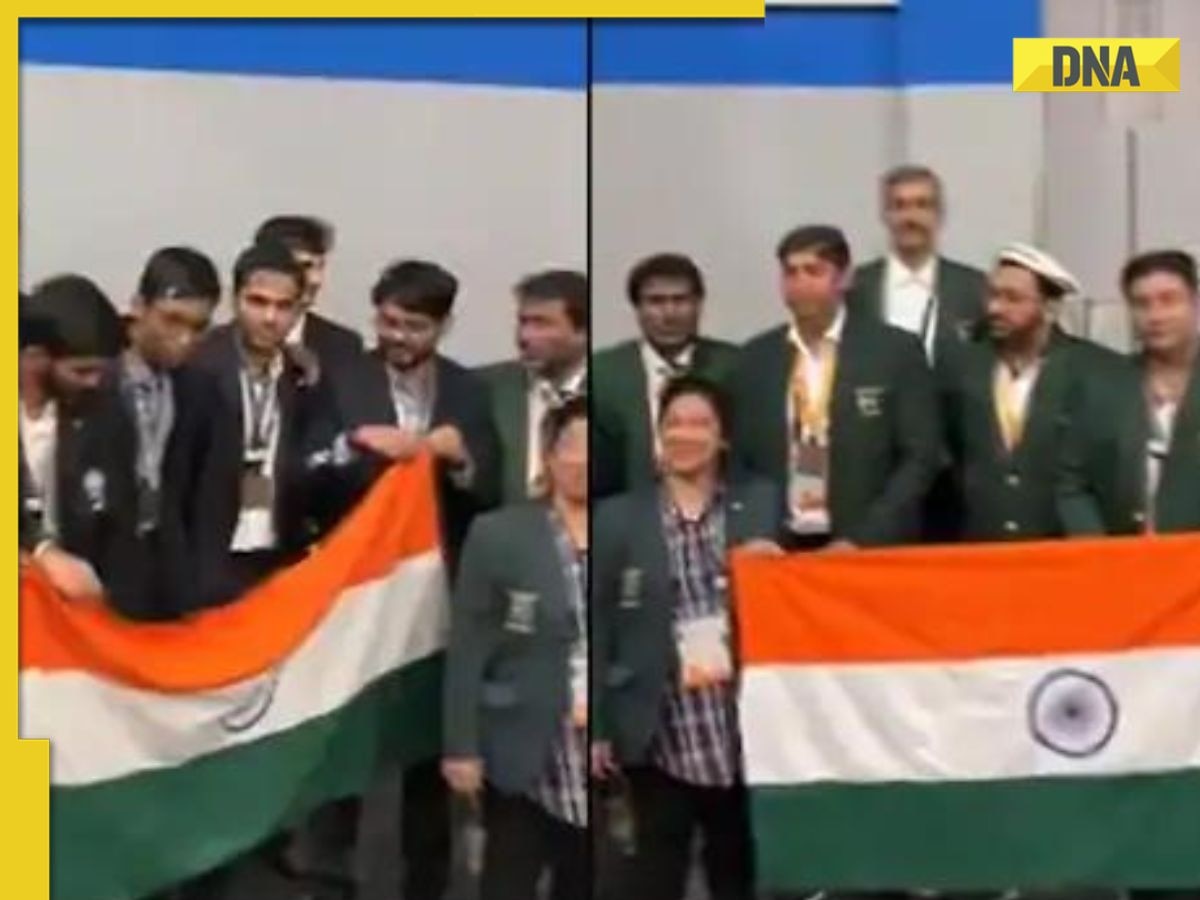 Look who is holding the Indian Tricolour after historic Chess Olympiad win