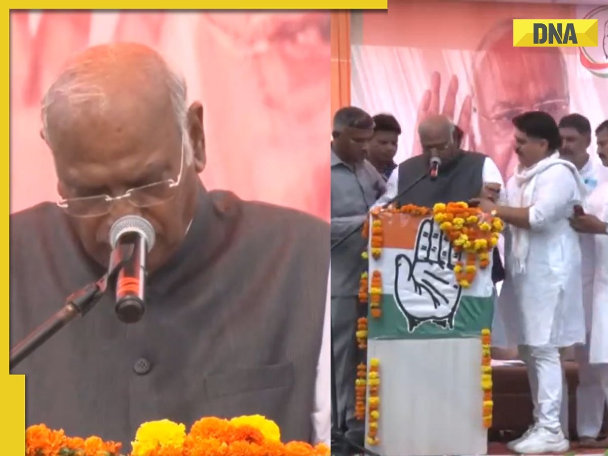 J-K Elections 2024: Congress chief Mallikarjun Kharge’s health deteriorates during poll rally in Kathua - watch