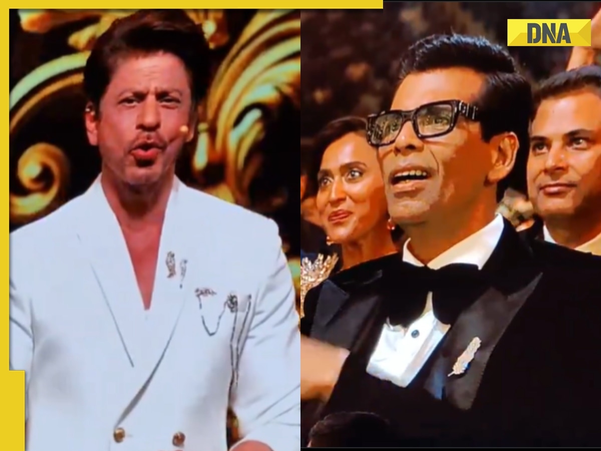 IIFA 2024 viral video has Karan Johar touching Shah Rukh Khan’s feet, we are teary eyed