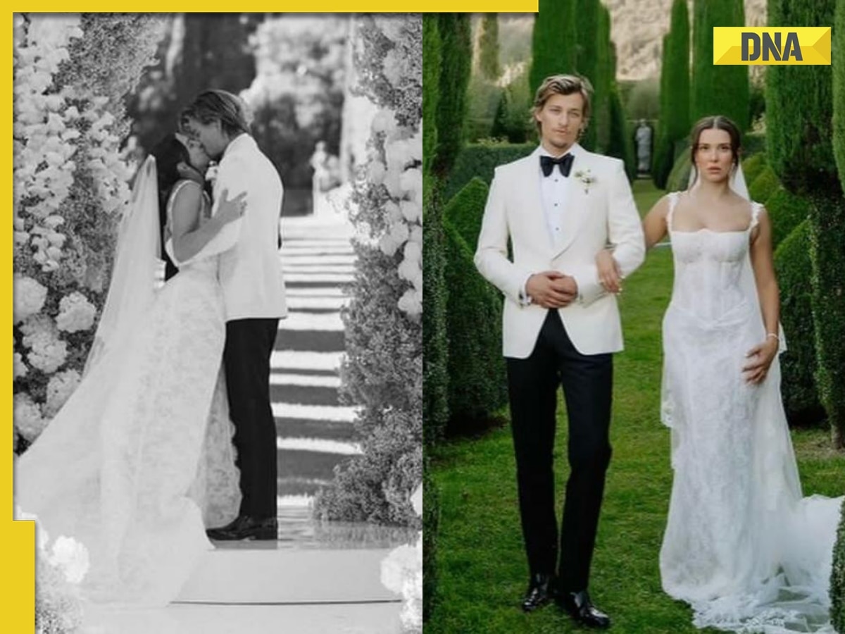 Millie Bobby Brown kisses Jake Bongiovi in adorable photos from her fairytale wedding in Italy: 'Forever and always'