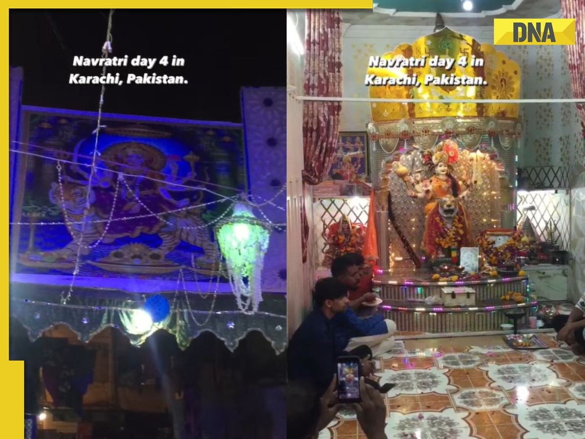 Pakistani influencer shares video of colourful Navratri celebrations in Karachi, social media reacts