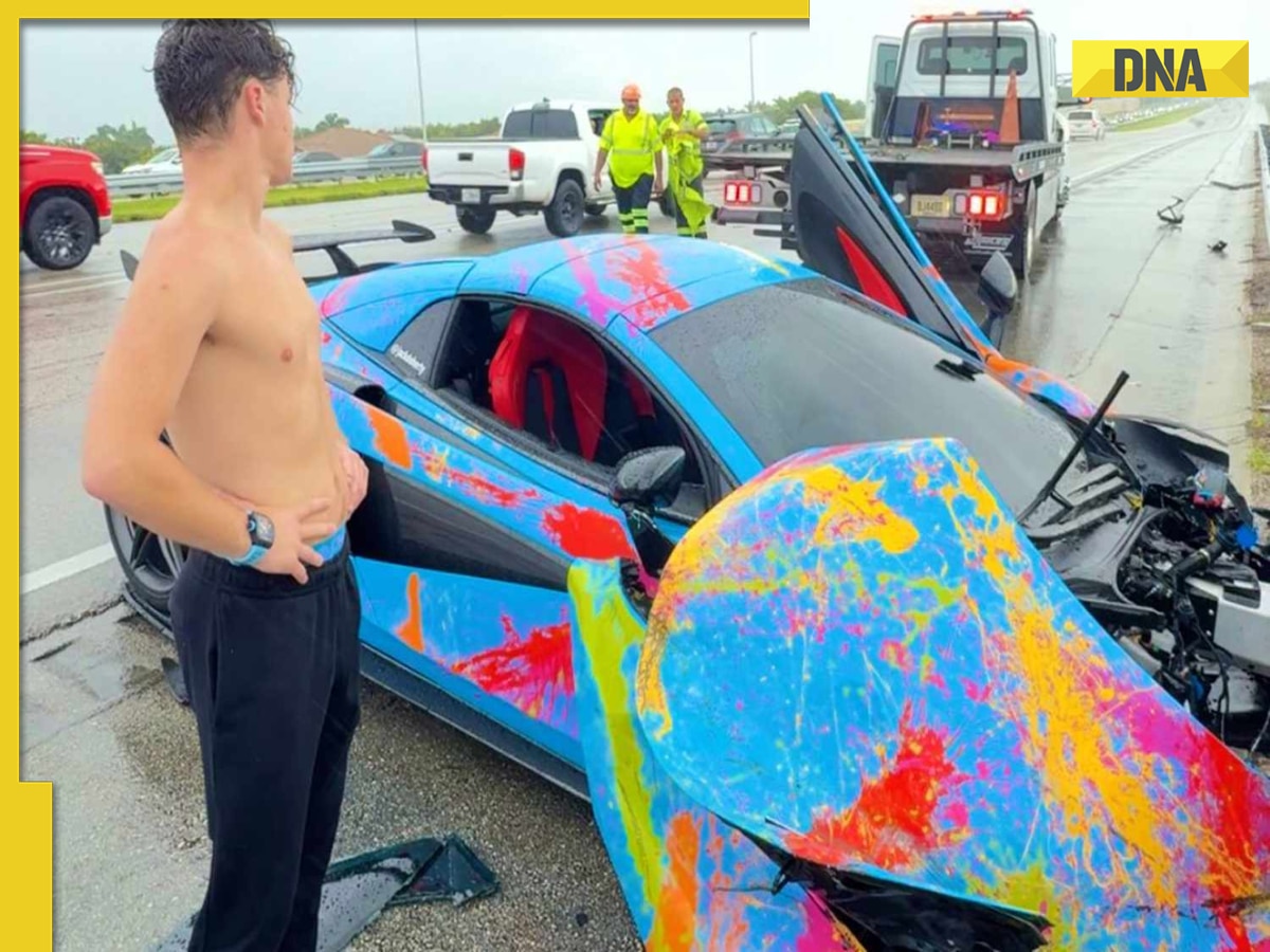 This YouTuber crashes his McLaren supercar worth Rs 1.7 crore during livestream, watch viral video here