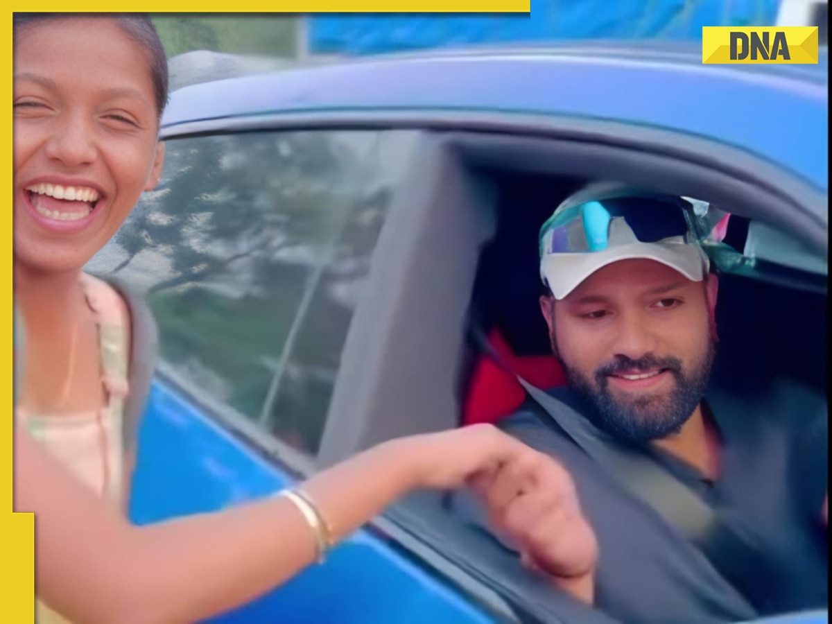 Rohit Sharma stops his Lamborghini Urus on Mumbai road, wishes female fan 'Happy Birthday', video goes viral